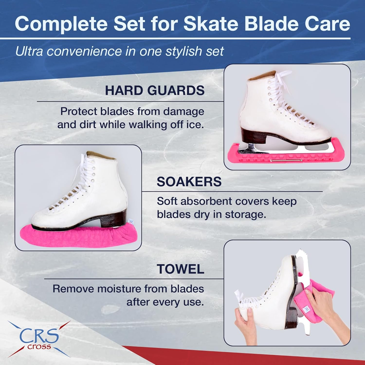 Skate Guards, Soakers, & Towel Set
