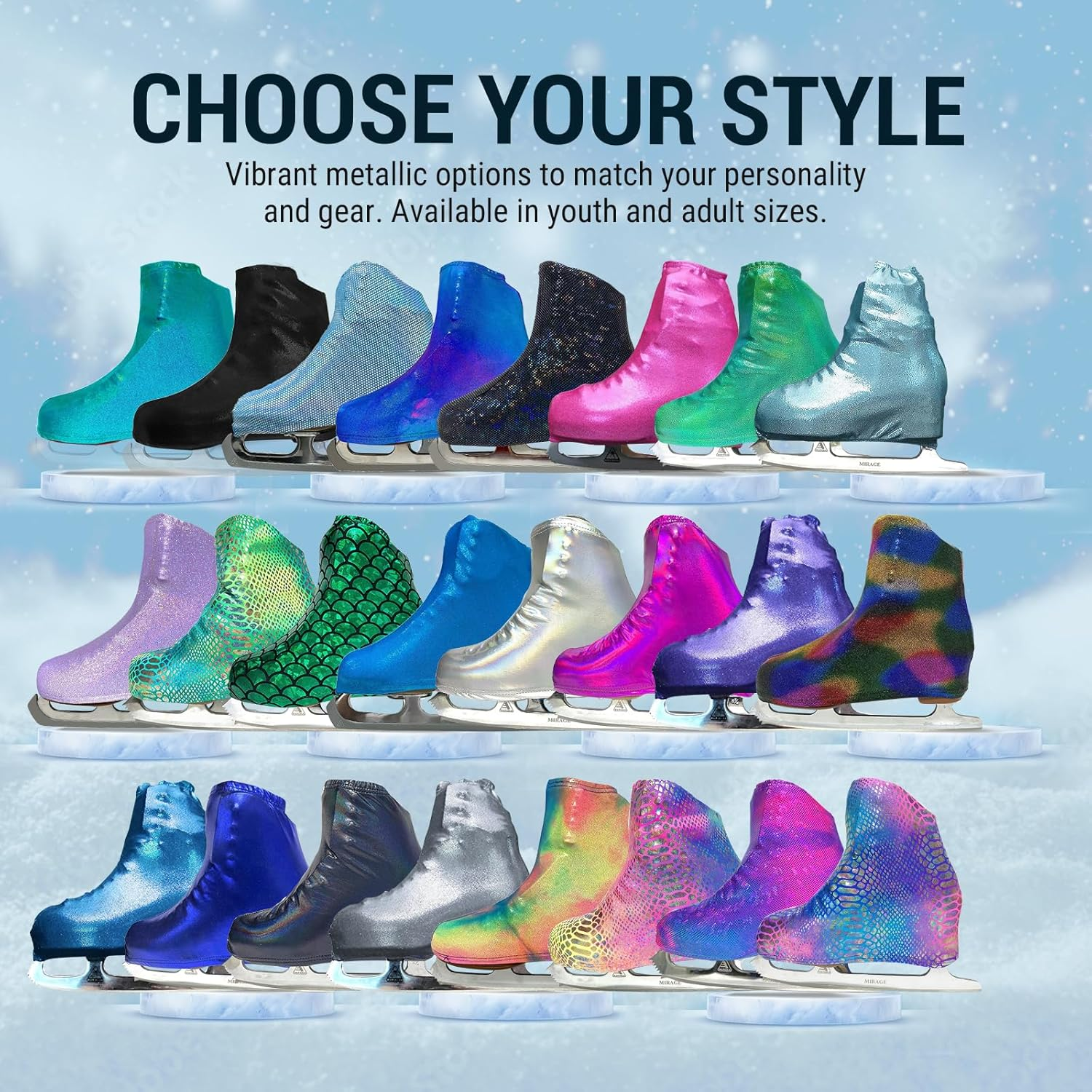 Kami-So Metallic Boot Covers